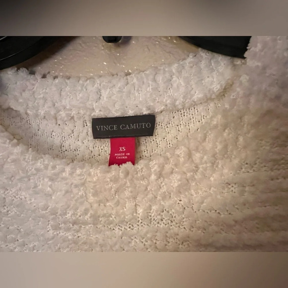 Vince Camuto Cloud Sweater Colorblock White, Green, & Navy XS - Picture 3 of 6